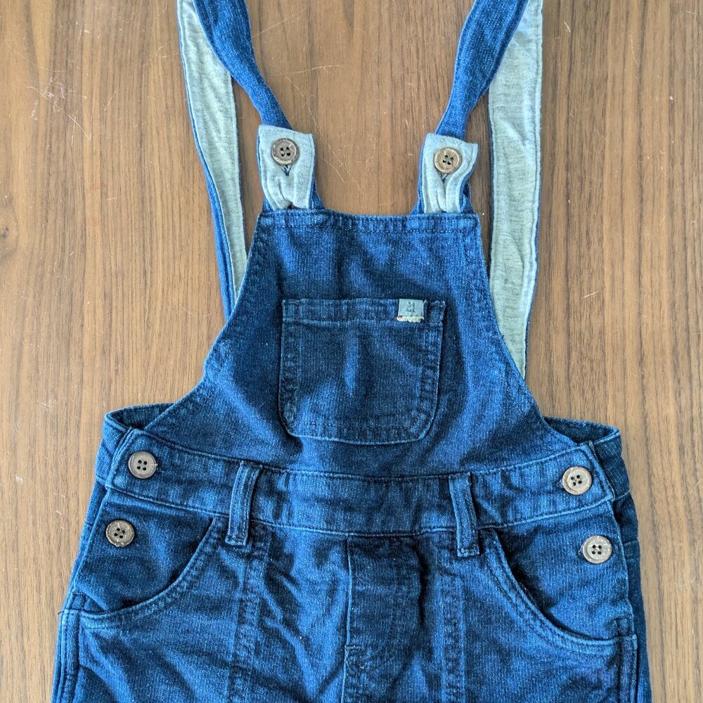 Me & Henry Blue Jean Overalls- 18-24 months